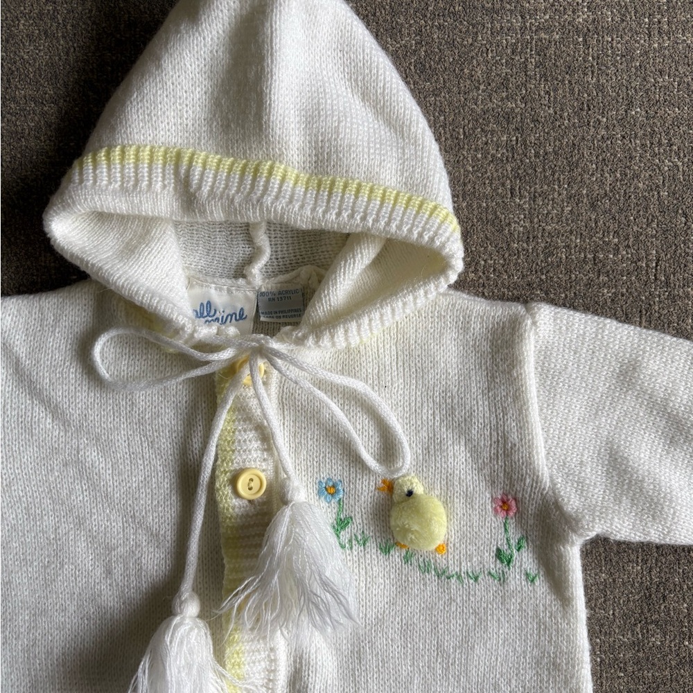 Vintage knit bunting sack - Picture 2 of 6